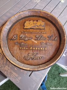 Colecionismo de vinhos e licores: Cartel La Rioja Alta Viña Ardanza Alberdi Arana Haro tapa Barril